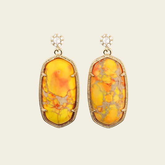 Golden Field Earrings