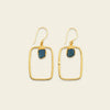 Blue Frame Earrings