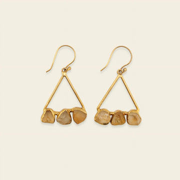 Citrine Trio Earrings