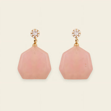 Blush Hex Earrings
