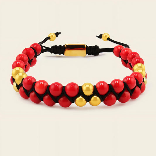 Crimson Knot Bracelet