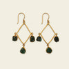 Emerald Frame Earrings