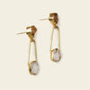 Golden Axis Earrings
