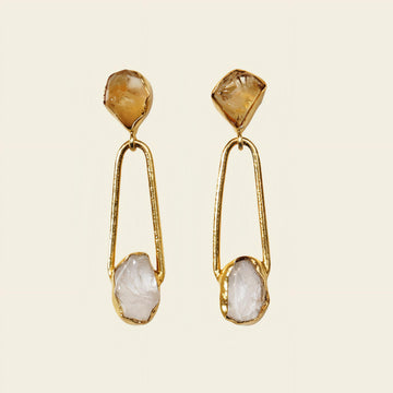 Golden Axis Earrings