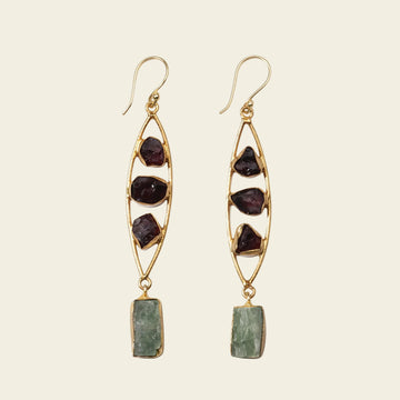 Crimson Grove Earrings
