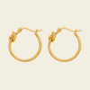 Knotted Loop Earrings