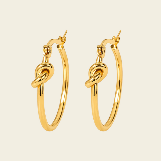 Knotted Loop Earrings