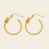 Knotted Loop Earrings