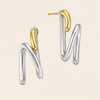 Sculpted Wave Earrings