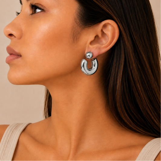 Polished Orbit Earrings