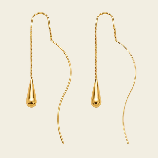 Suspended Teardrop Earrings
