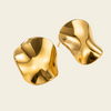 Molten Disc Earrings