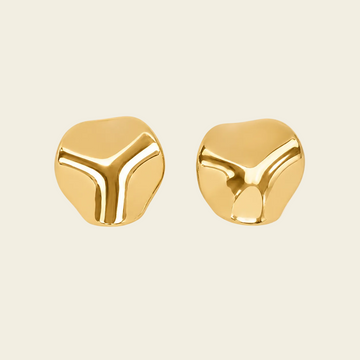 Molten Disc Earrings