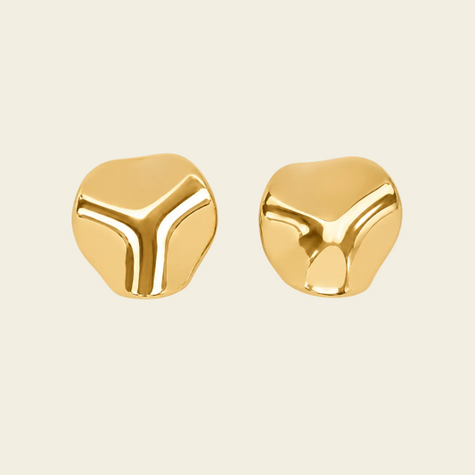 Molten Disc Earrings