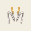 Sculpted Wave Earrings