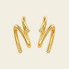 Sculpted Wave Earrings