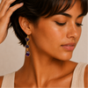 Amethyst Fall Earrings