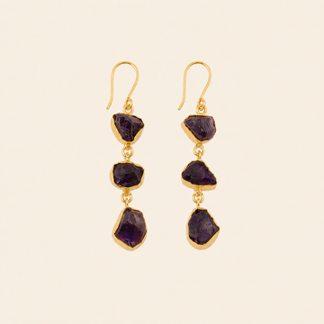 Amethyst Fall Earrings