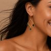 Emerald Frame Earrings