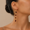 Crimson Link Earrings