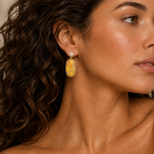 Golden Field Earrings