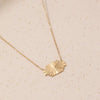 Sunlit Fold Necklace