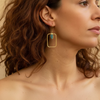 Blue Frame Earrings