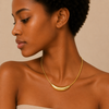 Sculpted Arc Necklace