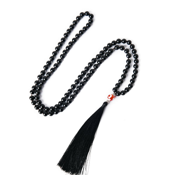 Handmade 108 Onyx Mala Necklace/Bracelet